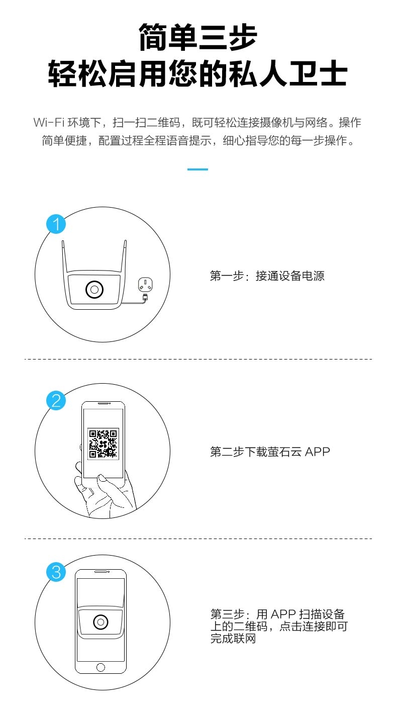 海康威视2019新款无线wifi手机远程监控器21