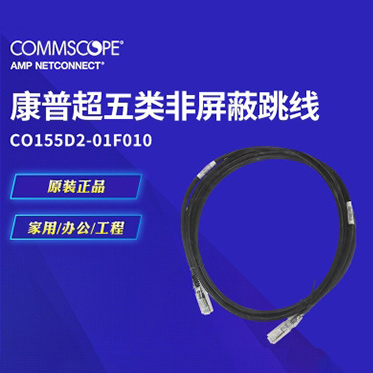 AMP安普超五类非屏蔽跳线CO155D2-01F010